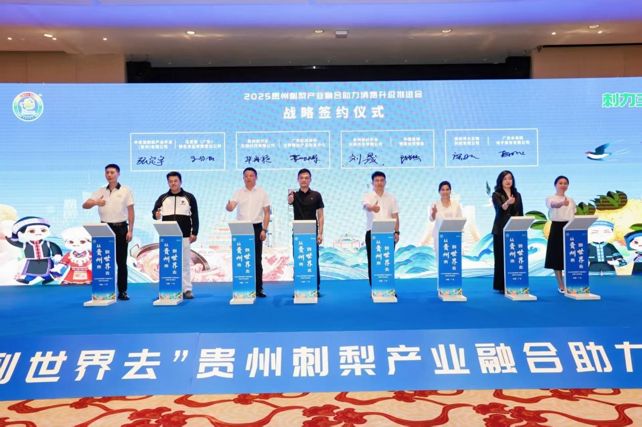 “从贵州来 到世界去”——2025贵州刺梨产业融合助力消费升级推进会在穗举办